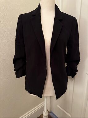 H&M Classic Open-Front Blazer Jacket